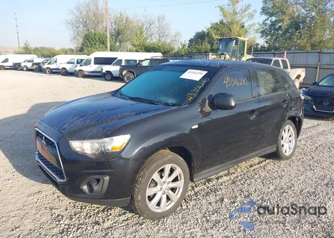 2014 Mitsubishi Outlander Sport Es из США, поврежденный, VIN 4A4AP3AU0EE030184